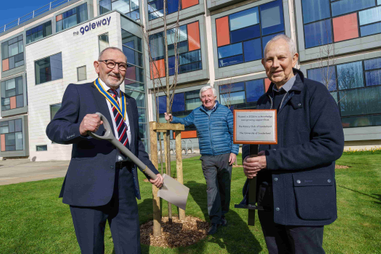 Chairman Peter Dunn, Treasurer Phillip Rudd and Secretary Philip Tweddle mark the Rotary Club Sunderland’s growing relationship with the University of Sunderland