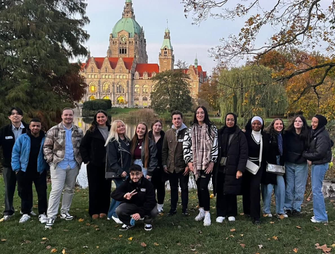 Group of students standing