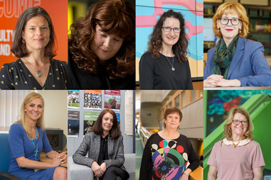 Collection of profile pictures of professors
