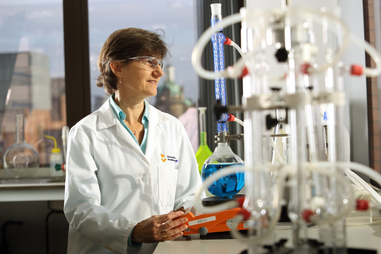 Woman in a laboratory