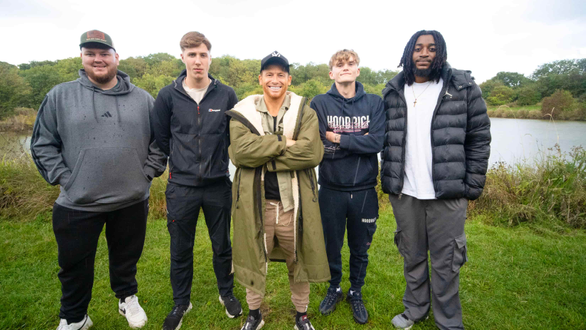Five man standing