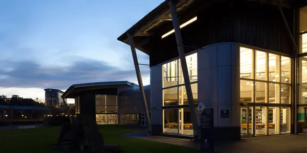 Prospect Building at night