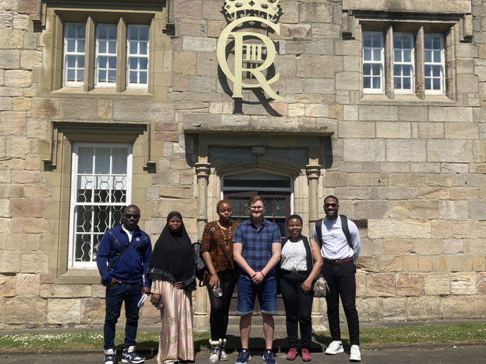 (L-R) Olubunmi Agunbiade, Omolara Chinelo, Chigozie Ikekwem, Adam Chorlton, Cynthia Okike and Jeffrey Igboasia