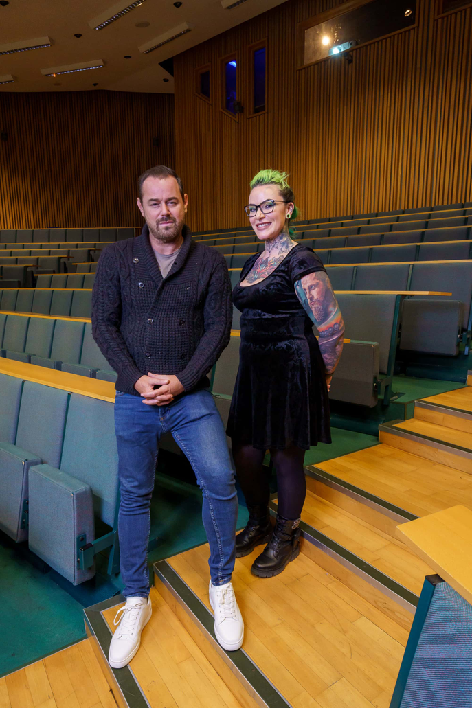 Danny Dyer and Dr Rebecca Owens