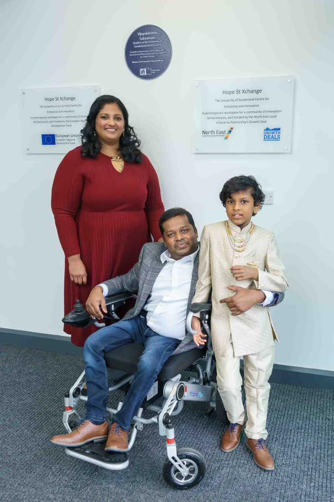 VJ and her family