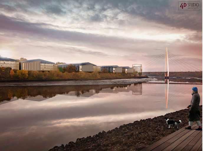 Artist's impression of Crown Works Studio