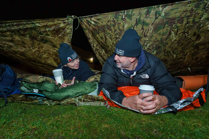 Veterans sleep out to raise funds 2