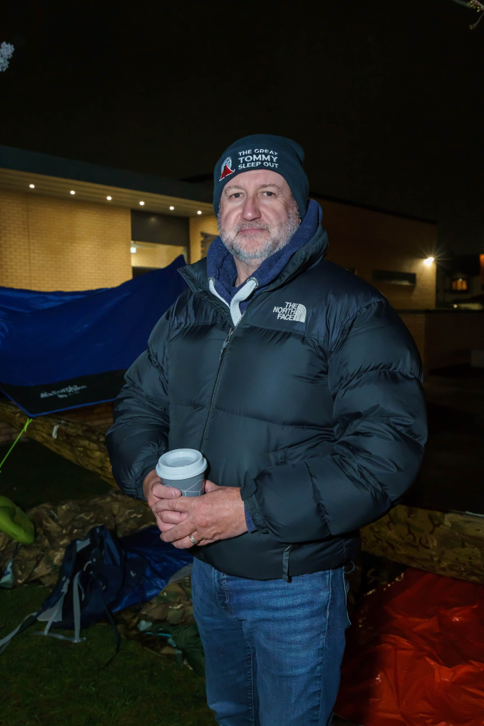 Veterans sleep out to raise funds 1
