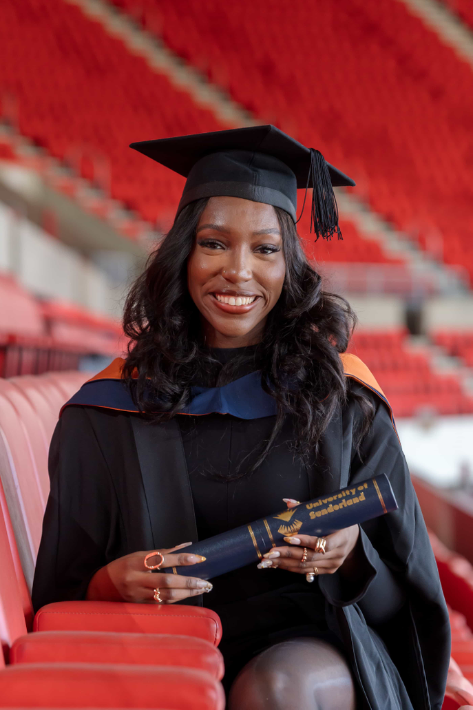 Zoe Etim at the Stadium of Light