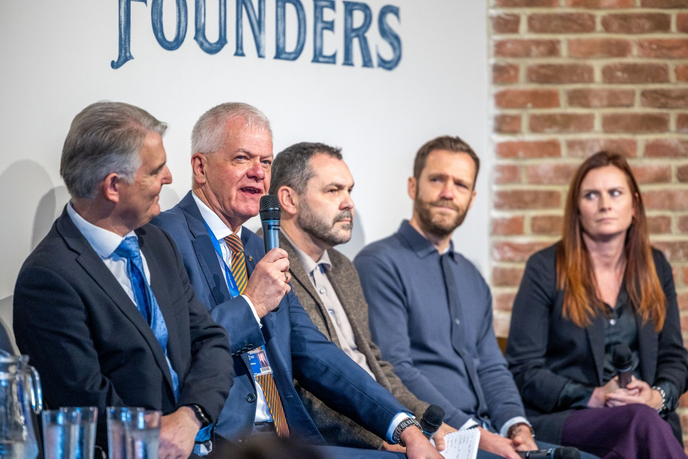 Panel of Guests talking