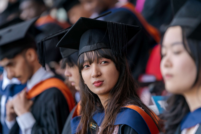 Graduate sitting
