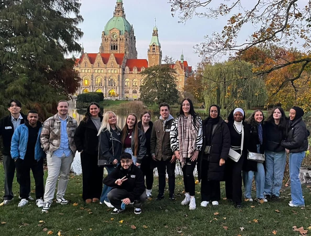 Group of students standing