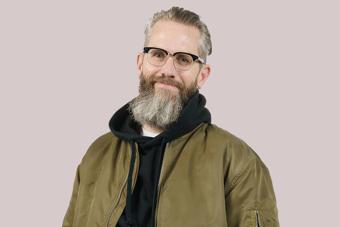 Man smiling