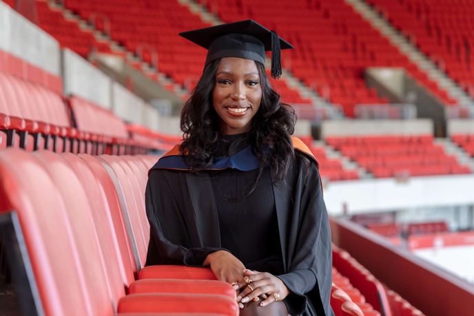 Zoe Etim at the Stadium of Light