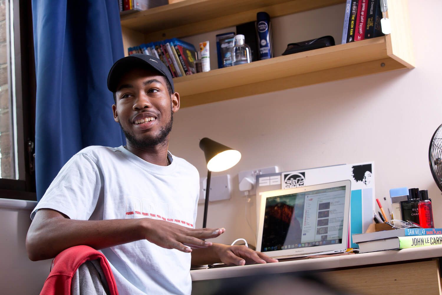 University of Sunderland in London student in his accommodation