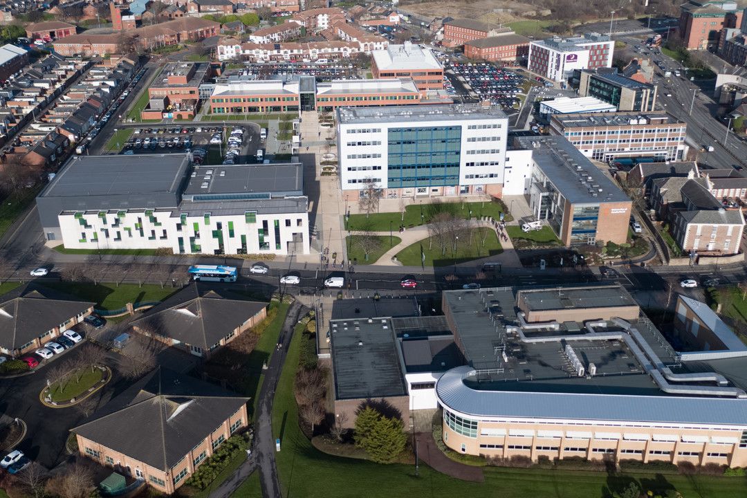 Aerial image of City Campus