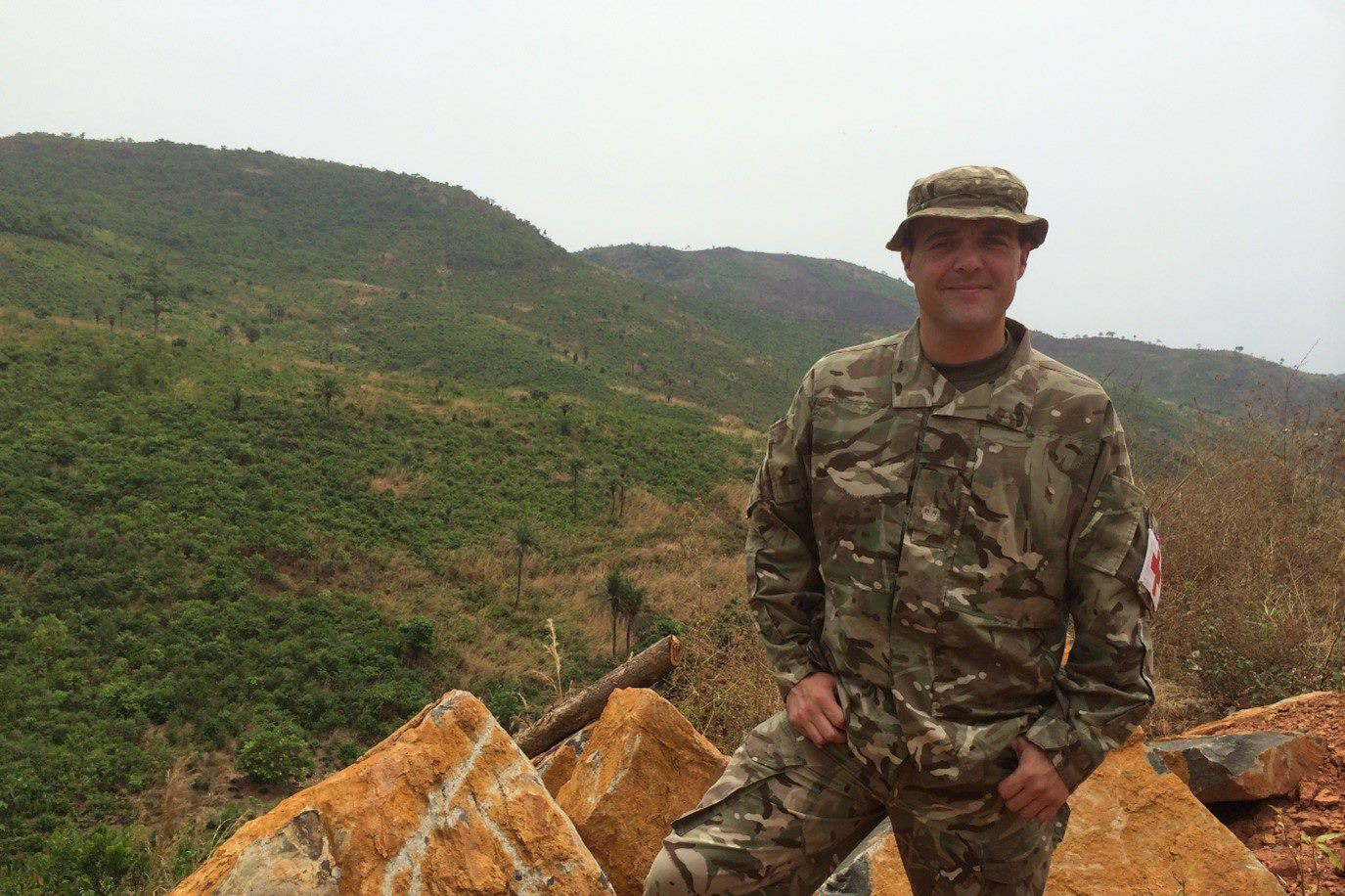 Simon Kendal in army uniform