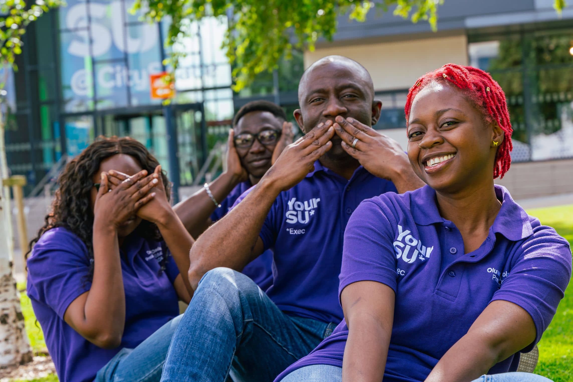 Four members of the students union