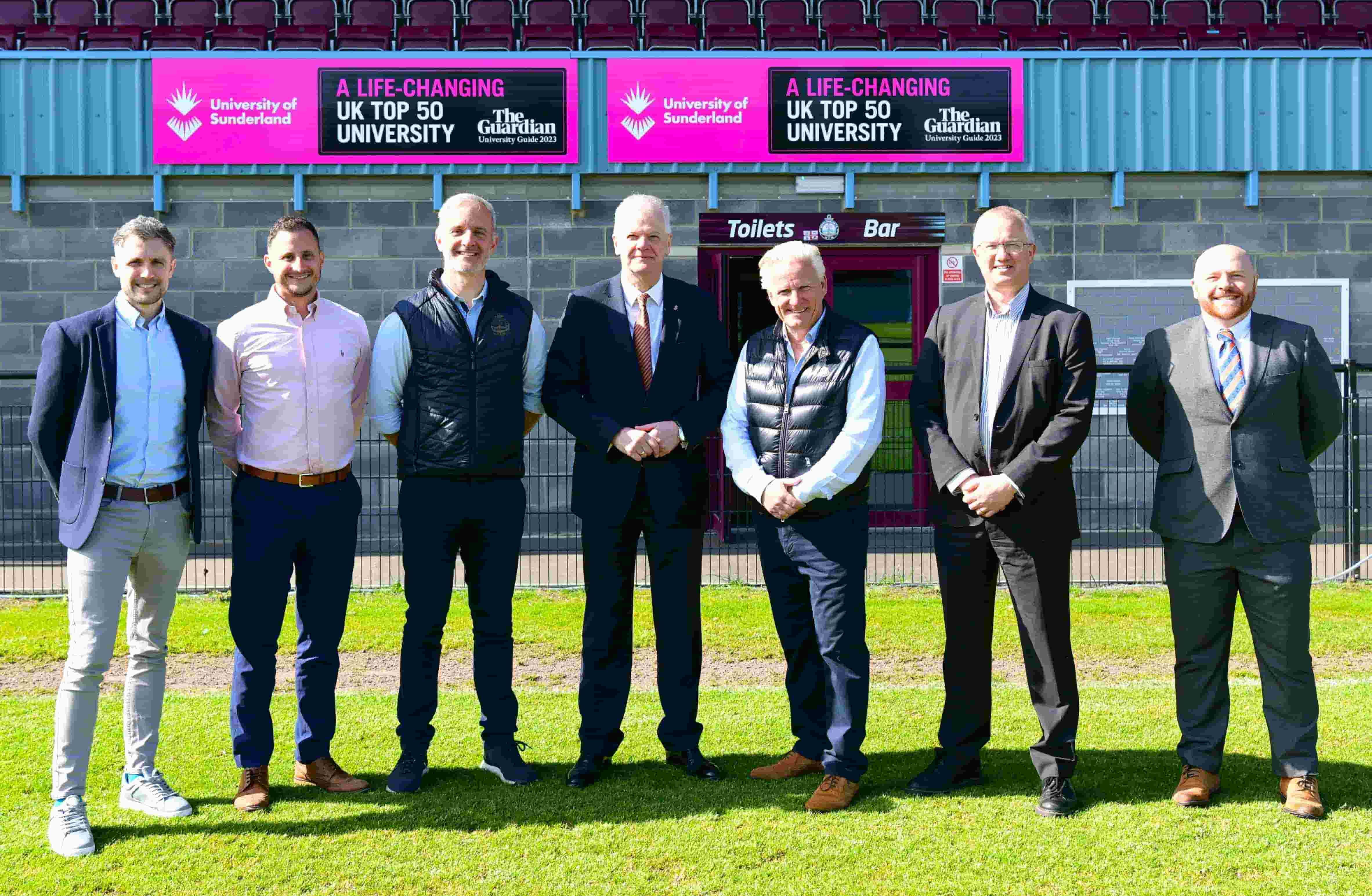 Sir David Bell visiting South Shields FC