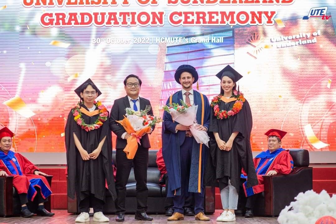 Graduates at our partner university in Vietnam