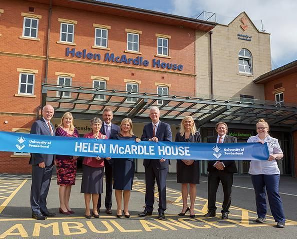 The opening of Helen McArdle house at the University of Sunderland