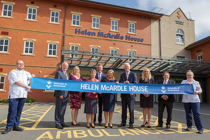 The opening of Helen McArdle house at the University of Sunderland