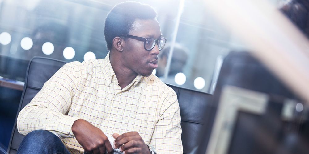 Student sitting down